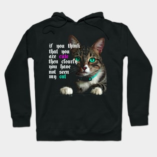 Funny Cat T Shirt Hoodie